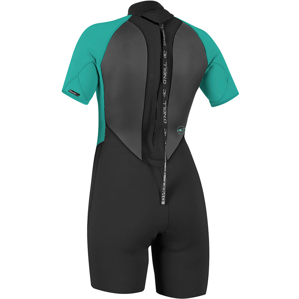 Oneill Reactor-2 2mm shorty femme fermeture dos noir/dos 2