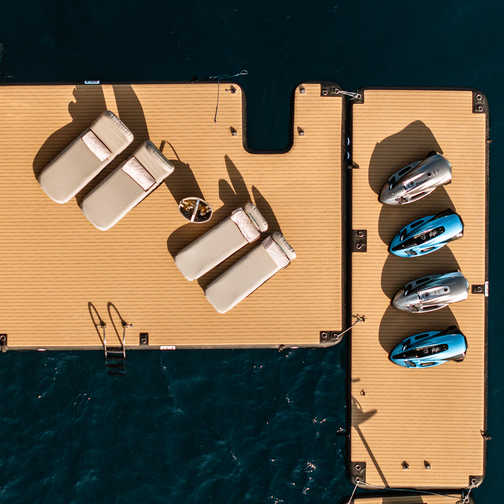 SeaRaft Diamond deck noir medium plateforme gonflable 13