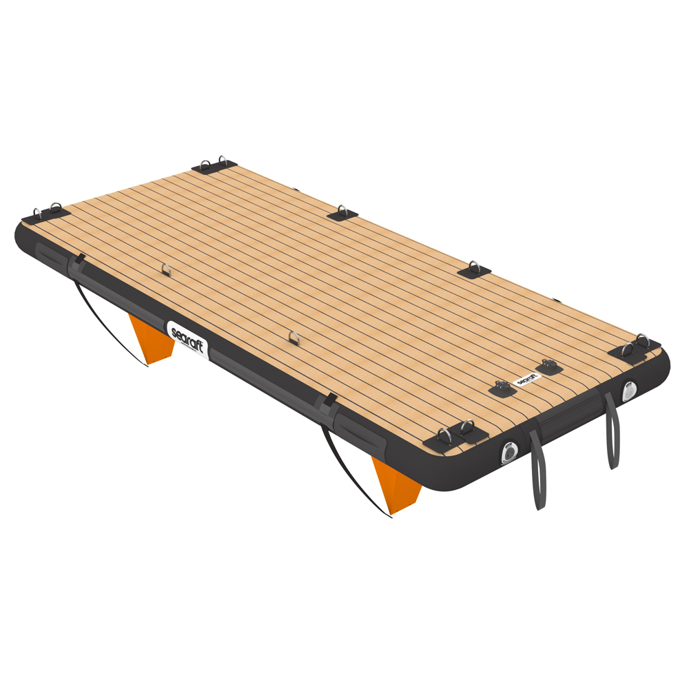Teak deck noir medium plateforme gonflable