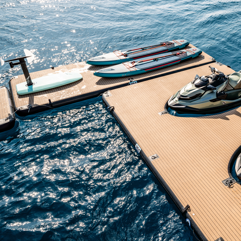 SeaRaft Diamond deck noir x-large plateforme gonflable 14