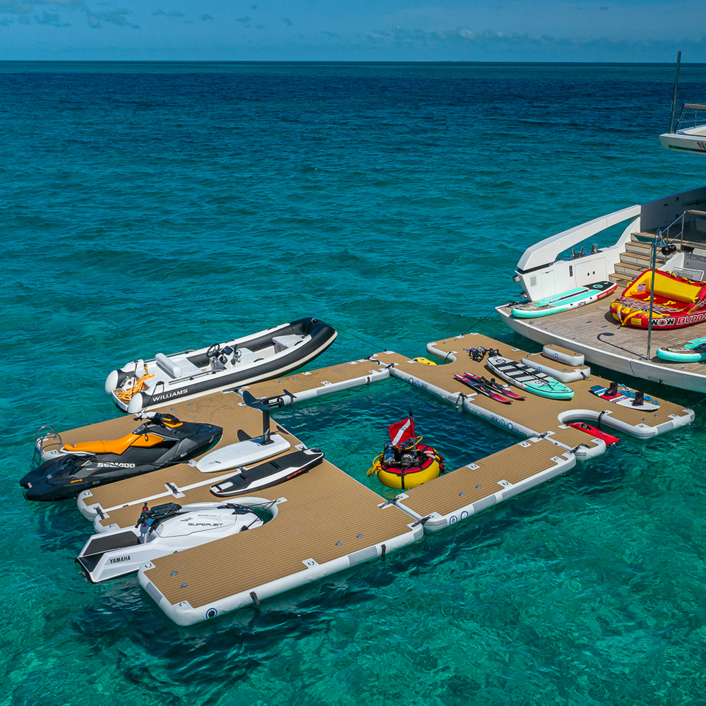 SeaRaft Diamond deck noir x-large plateforme gonflable 16