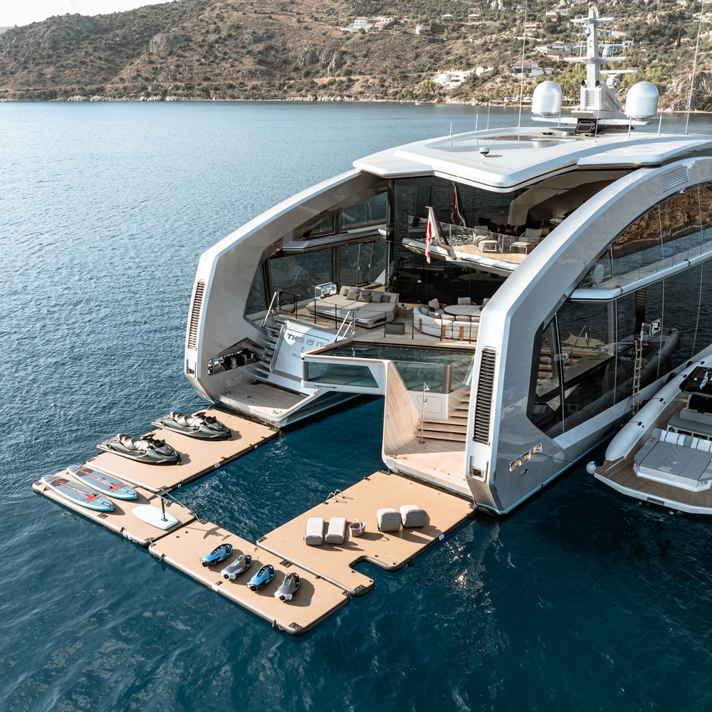 SeaRaft Diamond deck noir x-large plateforme gonflable 17