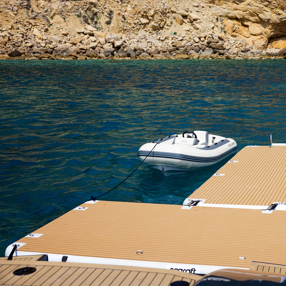 SeaRaft Diamond deck noir x-large plateforme gonflable 8