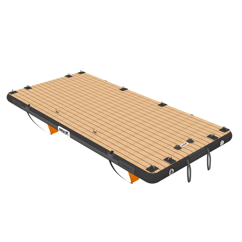SeaRaft Teak deck noir x-large plateforme gonflable foto 1