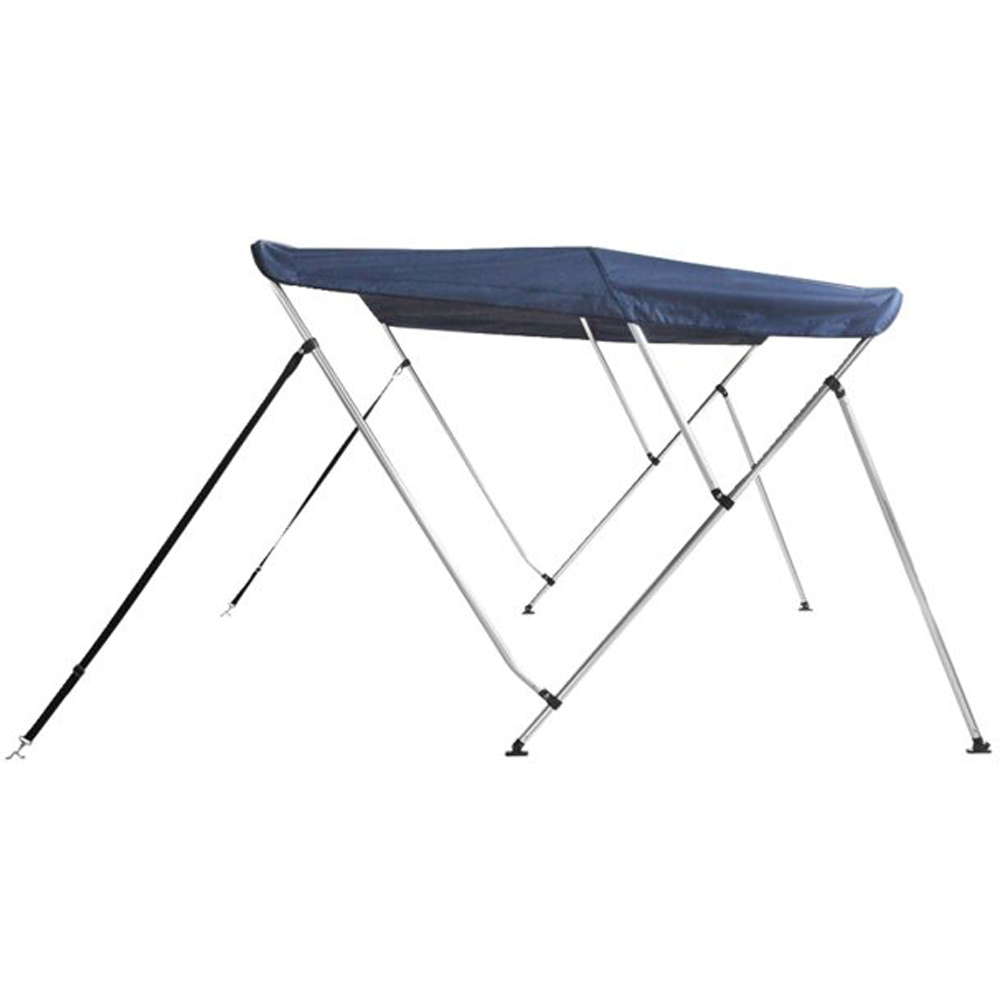 Talamex top bimini deluxe 3 arceaux 183 x 137 - 152 x 117cm bleu marine 2