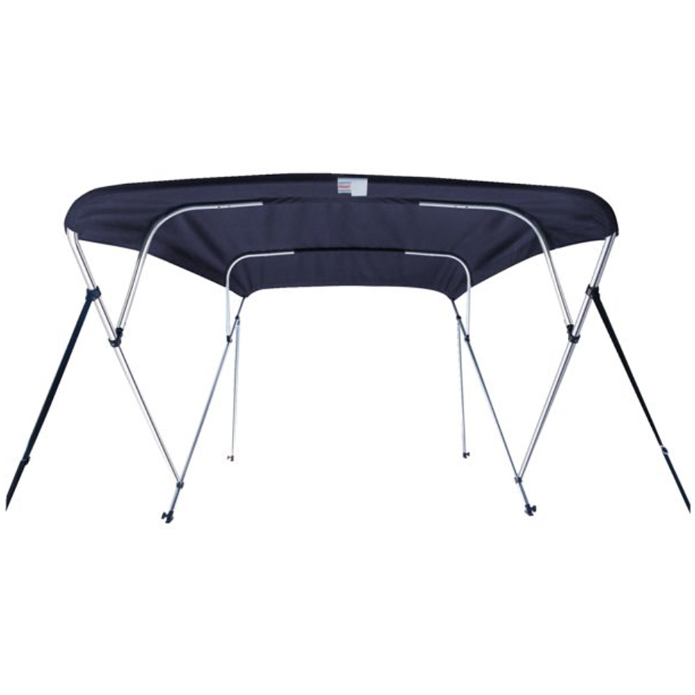 Talamex top bimini deluxe 4 arceaux 240 x 185 - 198 x 137cm bleu marine 2