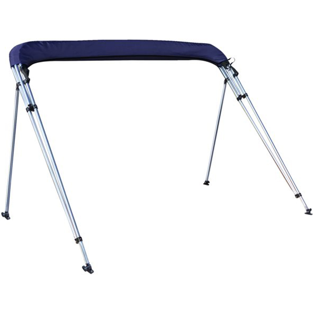 Talamex top bimini deluxe 4 arceaux 240 x 185 - 198 x 137cm bleu marine 3