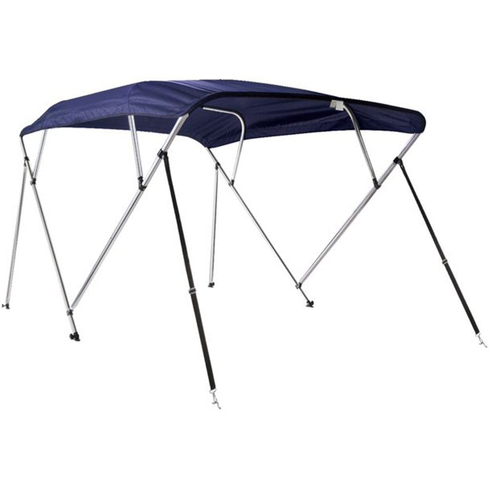 Talamex top bimini deluxe 4 arceaux 240 x 185 - 198 x 137cm bleu marine 4