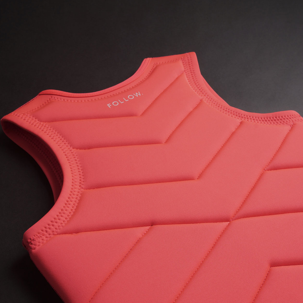 Follow Memphis impact shield femme rouge fluo 6