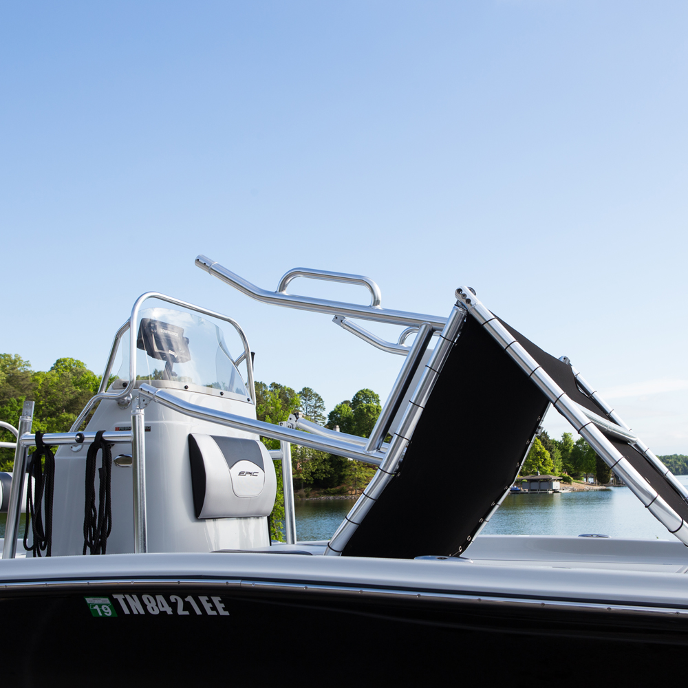 Fishmaster Original T-Top noir avec toile rouge 10