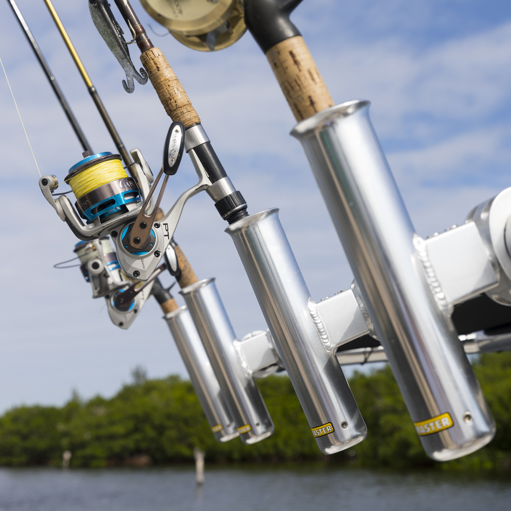 Fishmaster support de canne à pêche réglable poli 11