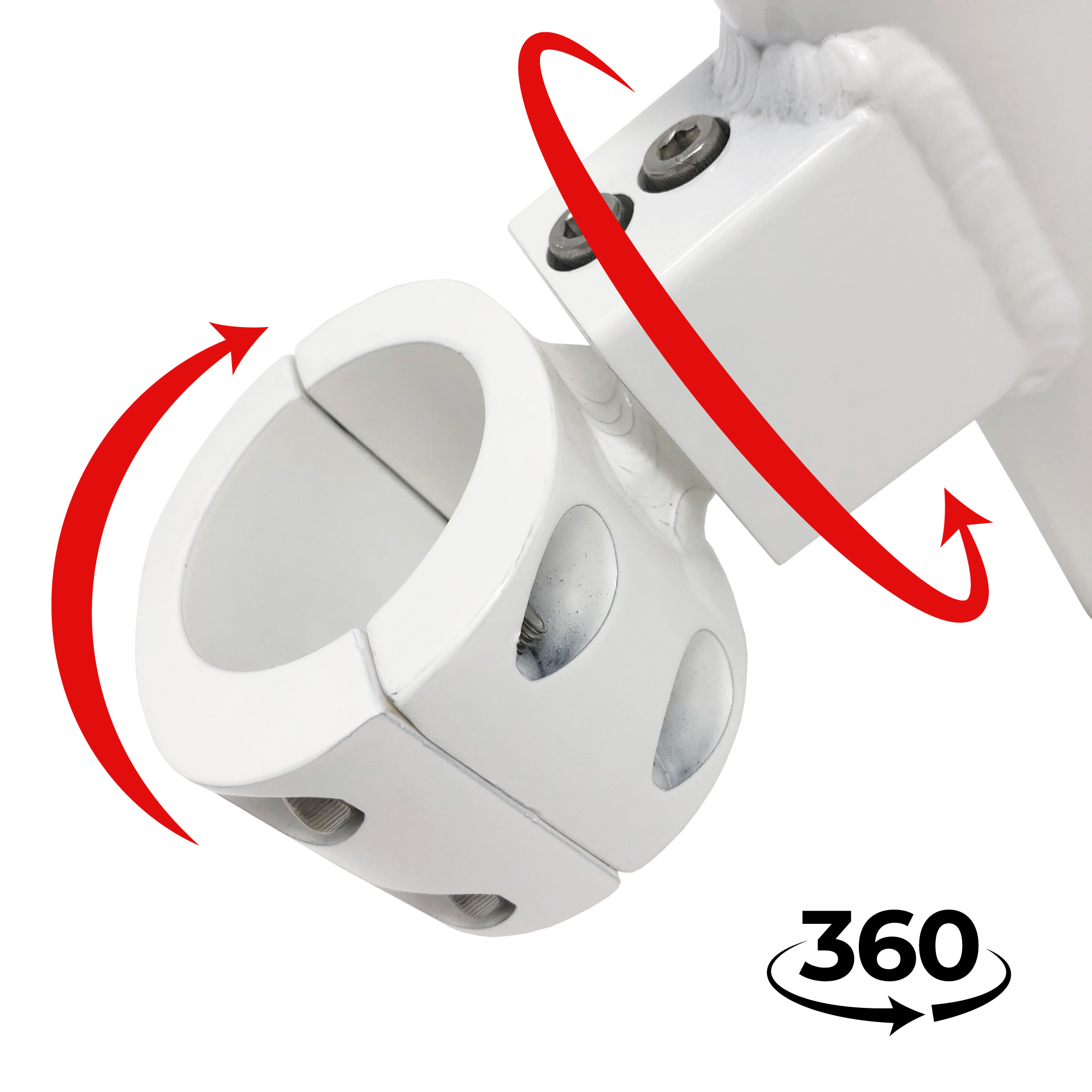 Fishmaster support de canne à pêche réglable blanc 8