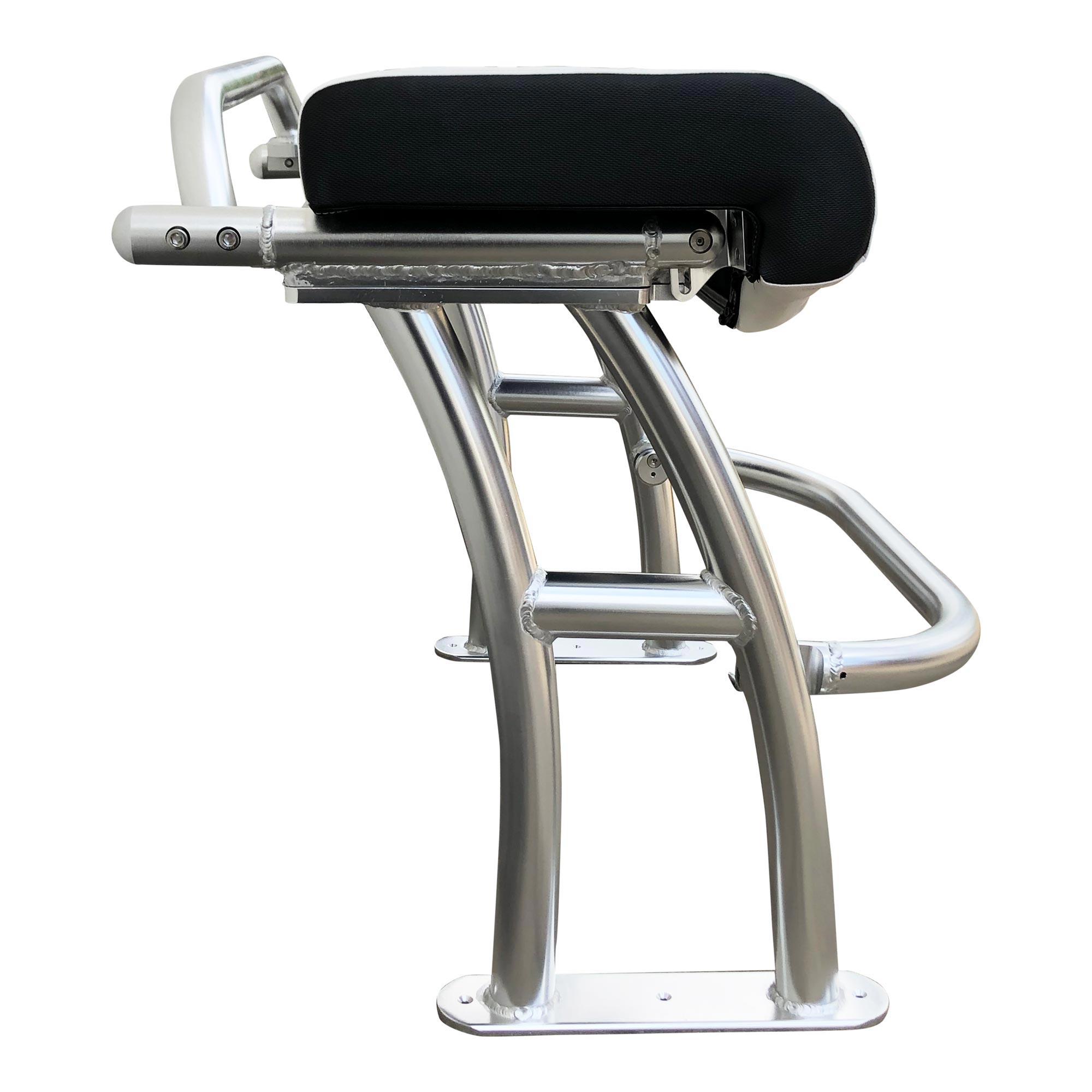 Fishmaster Pro T-Top chaise polie avec coussin noir incl. rail 3