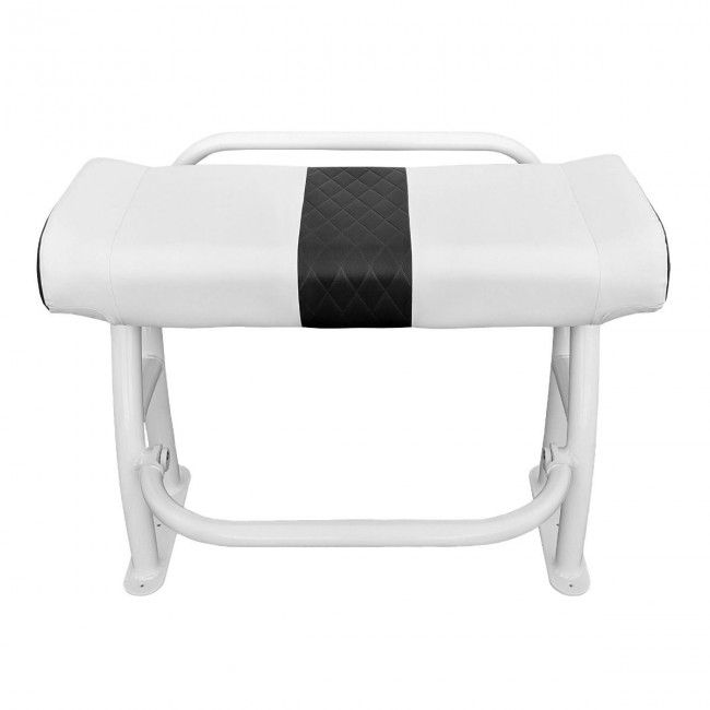 Fishmaster Pro T-Top chaise blanche avec coussin blanc incl. rail 2