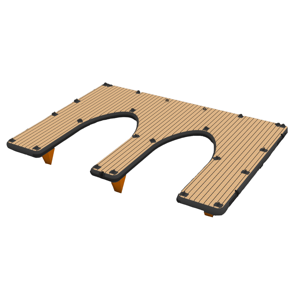 SeaRaft M-Shape jet ski dock gonflable rond noir foto 1