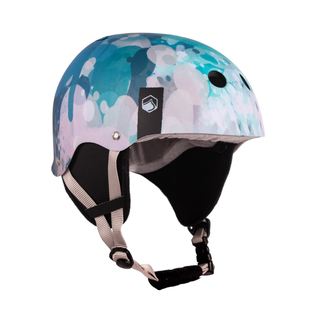 Liquid Force Flash casque de sport nautique bleu/print avec oreillettes foto 1