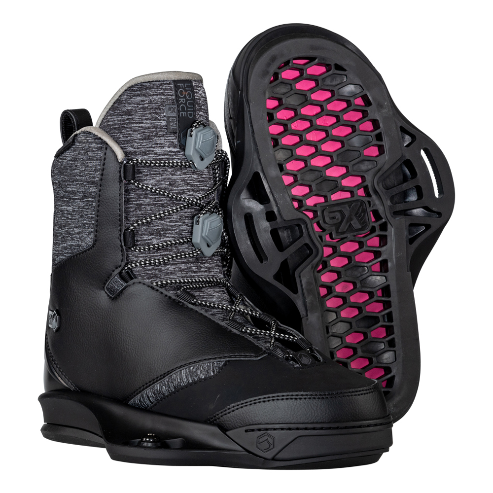 tao 6X chausses de wakeboard noires