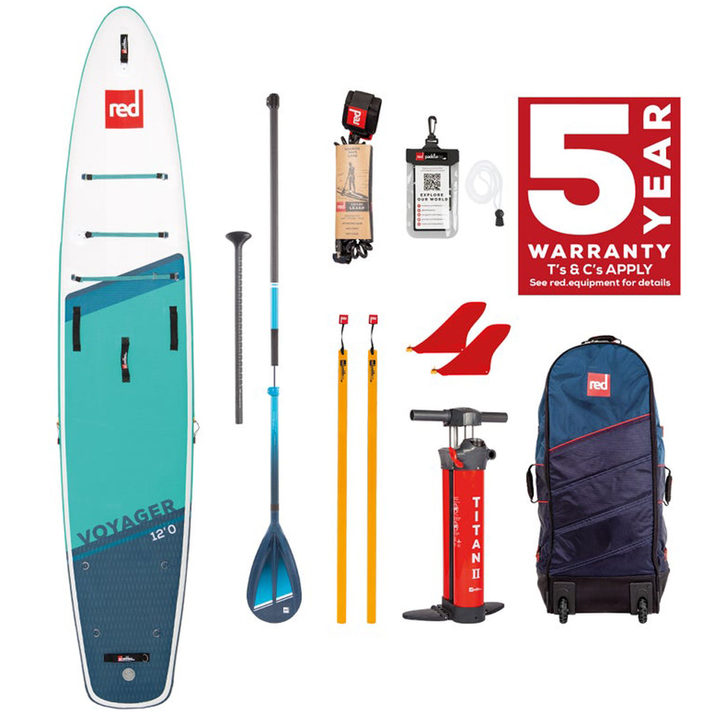 red paddle Voyager 12.0 ensemble de sup gonflable
