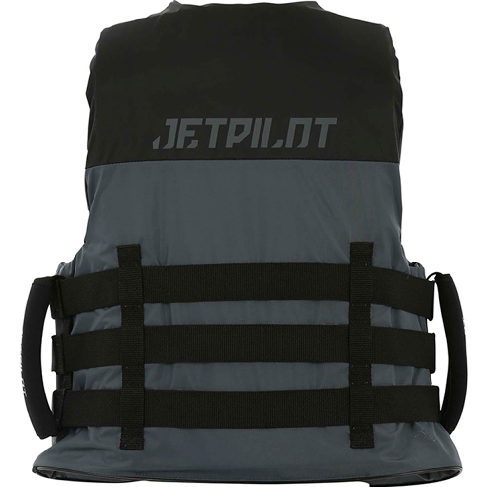 Jetpilot Strike gilet de sauvetage nylon noir avec poignées super adhérentes