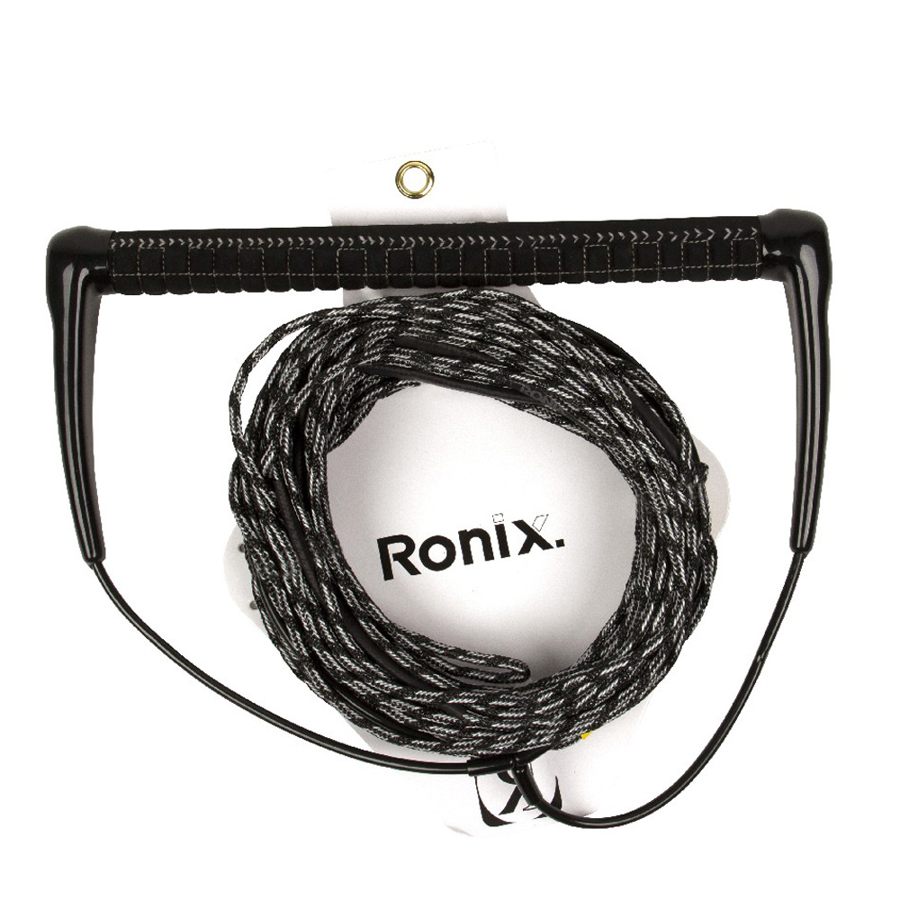 Ronix Combo 4.0 w/75ft. Solin corde de wakeboard noire