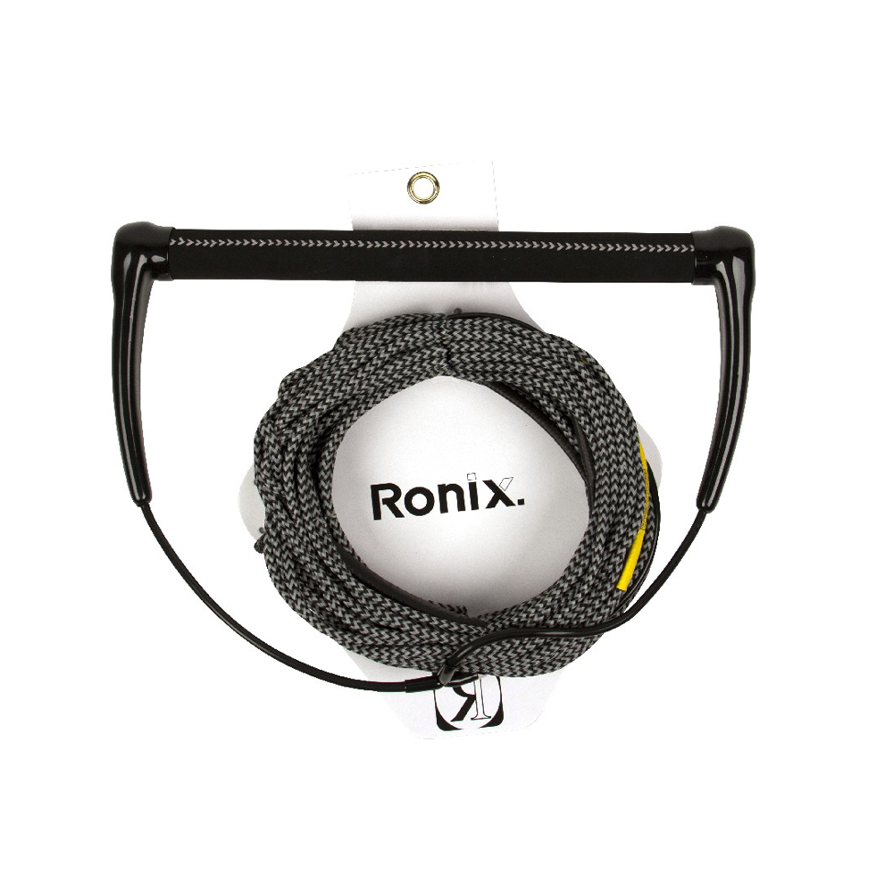 Ronix Combo 3.0 w/75ft. Solin Hybrid corde de wakeboard noire