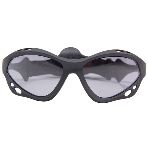 Jobe lunettes jetski polarisées flottantes en caoutchouc noir