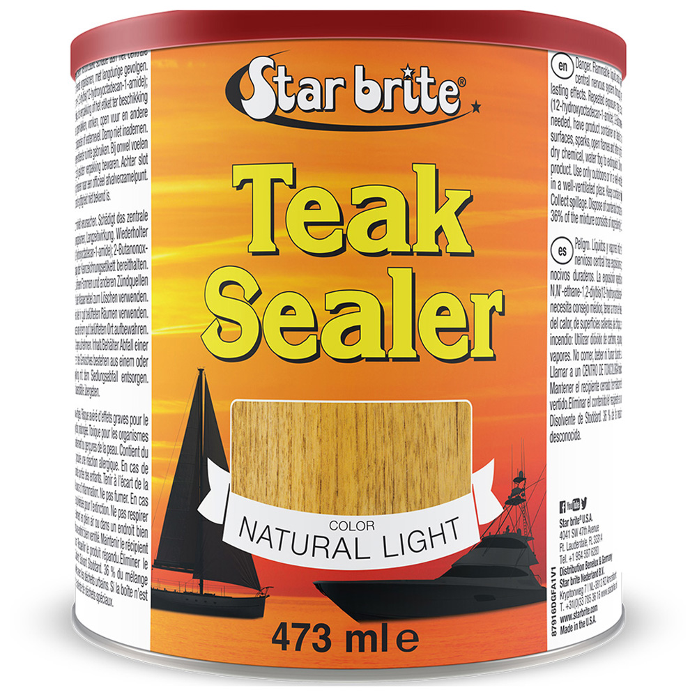 Starbrite huile de teck sealer tropical natural light 473 ml
