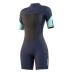 Brand shorty wetsuit 3/2 rugrits femme bleu nuit