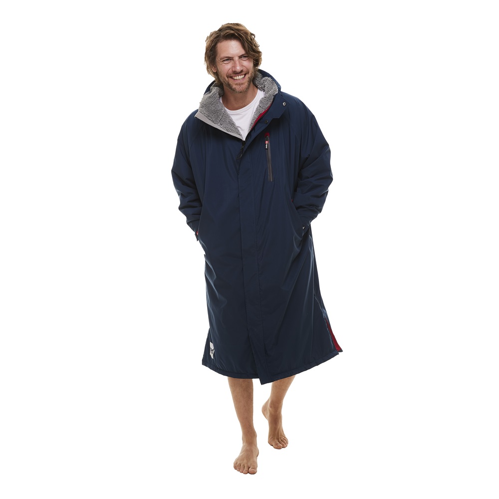 Pro Change poncho à manche longues unisexe navy
