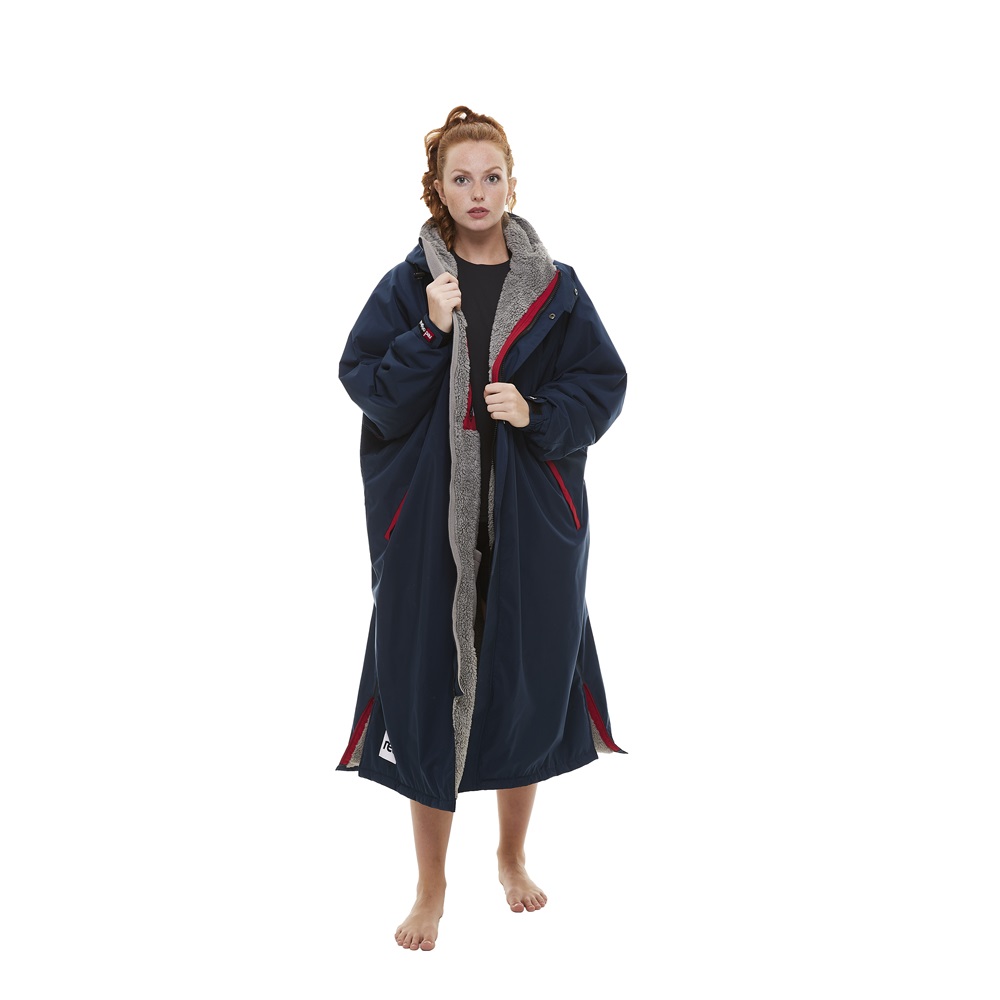 Pro Change poncho à manche longues unisexe navy