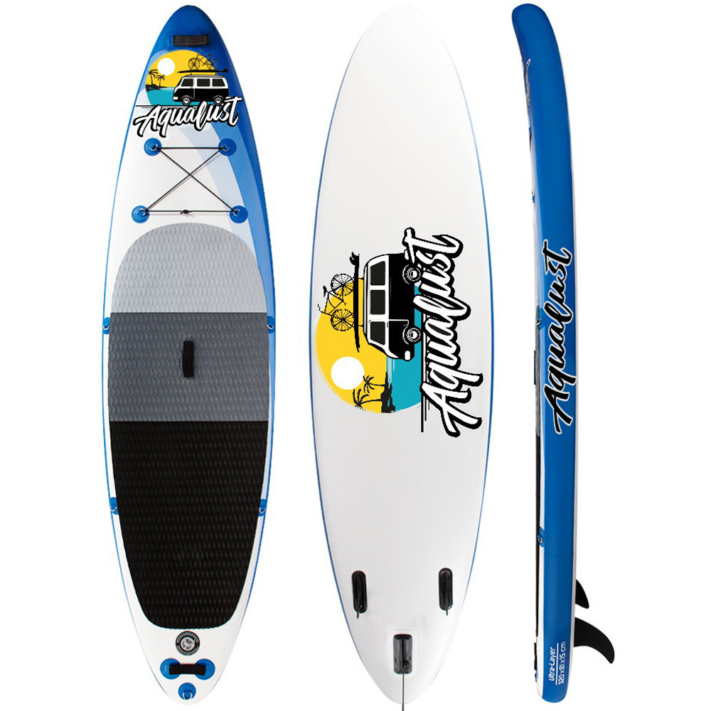 Aqualust 10.0 ensemble de sup gonflable bleu