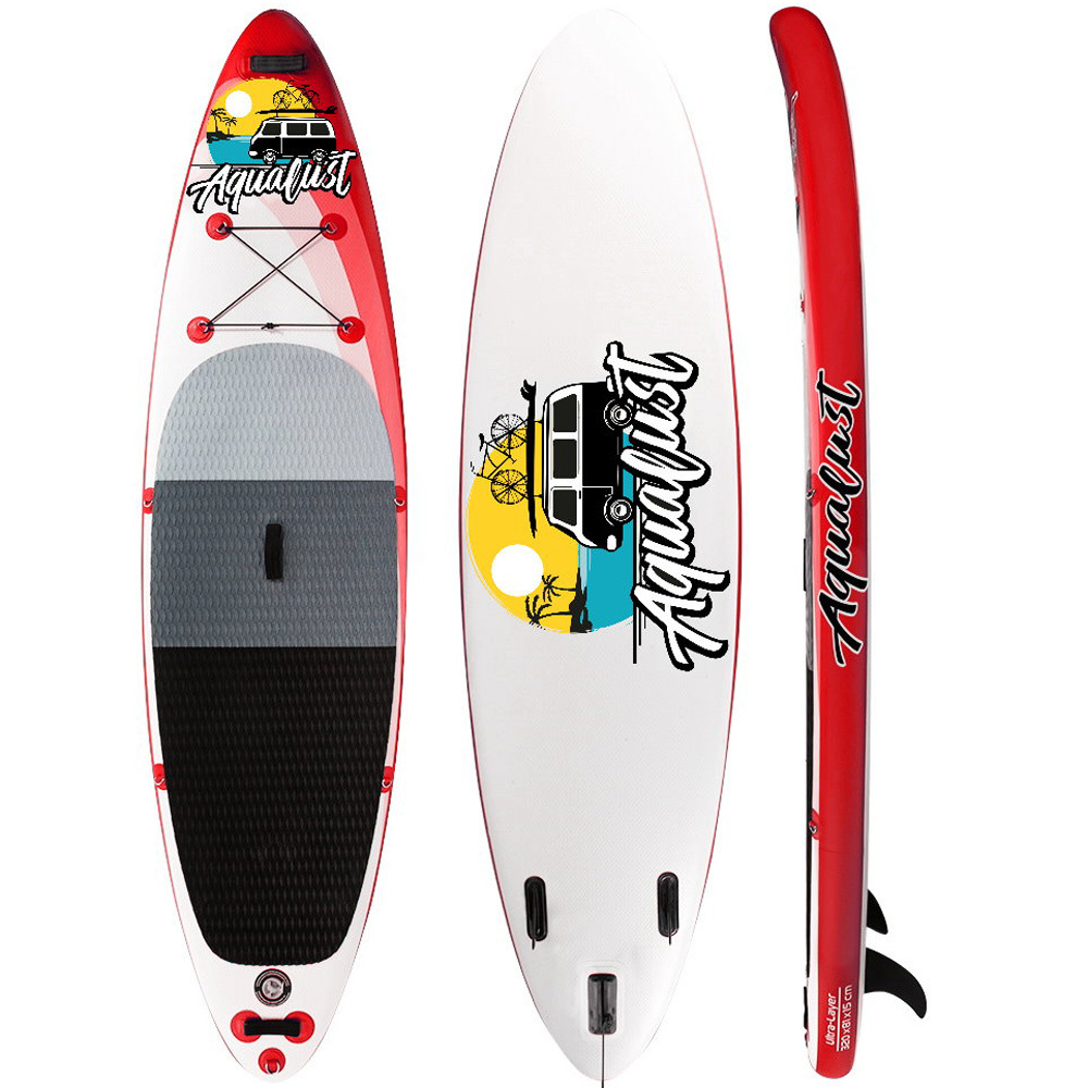 Aqualust 10.0 ensemble de sup gonflable rouge
