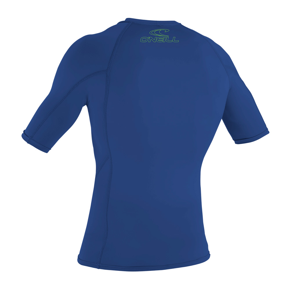 lycra manches courtes enfant bleu