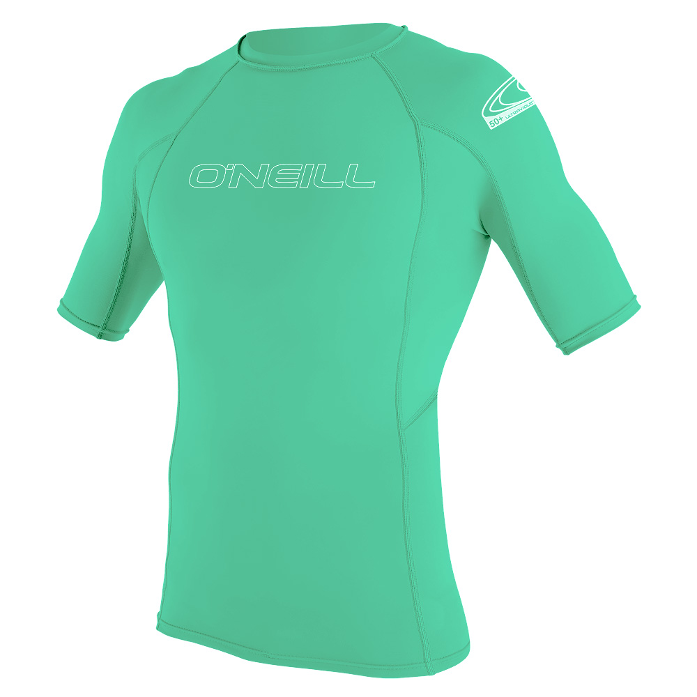 lycra manches courtes enfant bleu aqua