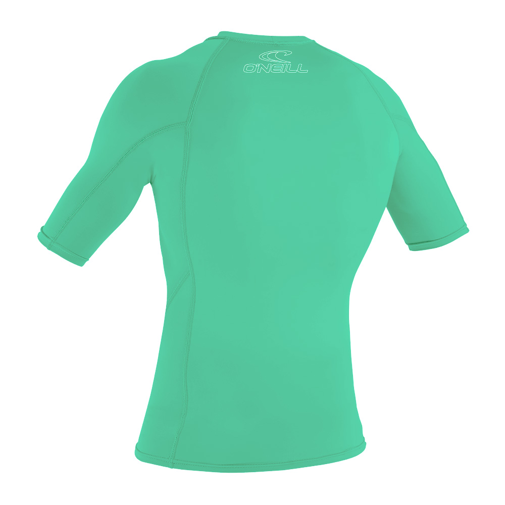 lycra manches courtes enfant bleu aqua