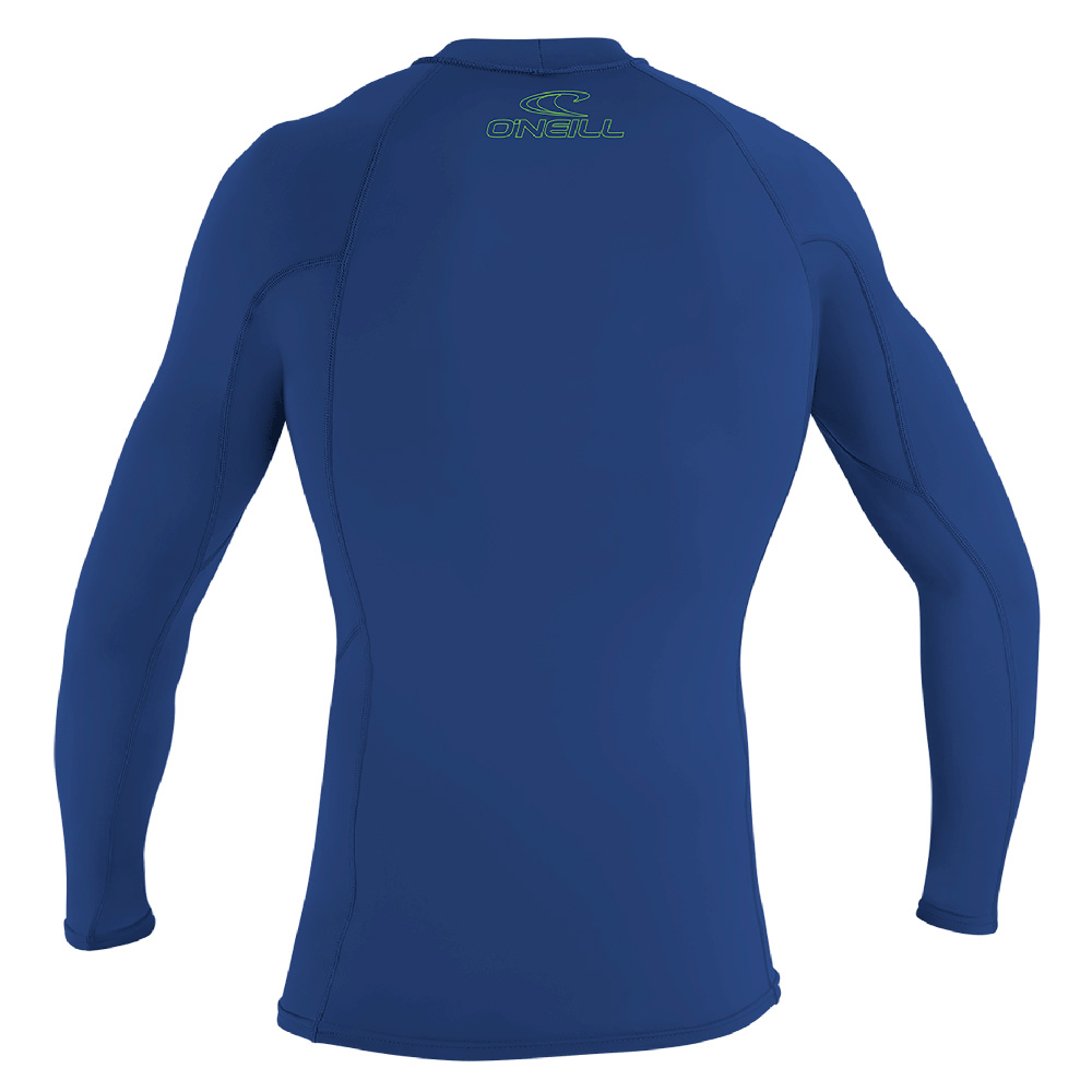 lycra manches longues enfant bleu