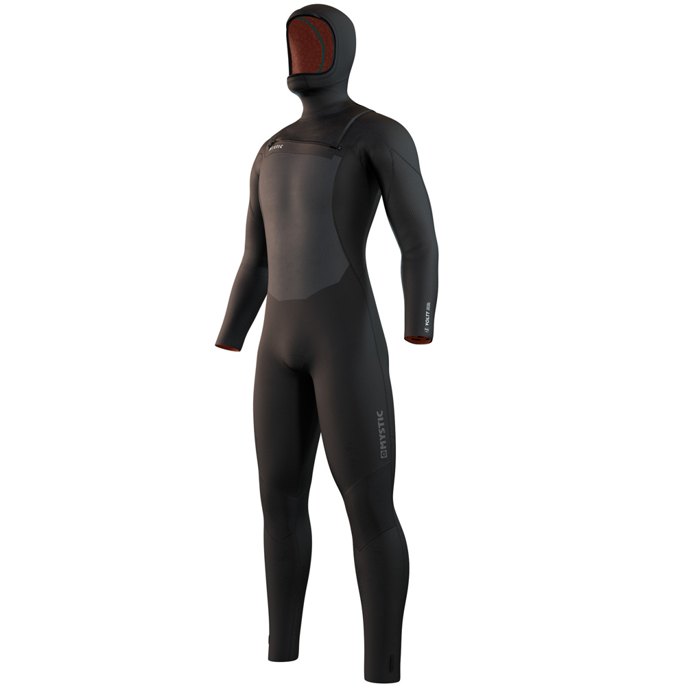 Voltt Hooded fullsuit 6/4/3 mm homme fermeture dos noir