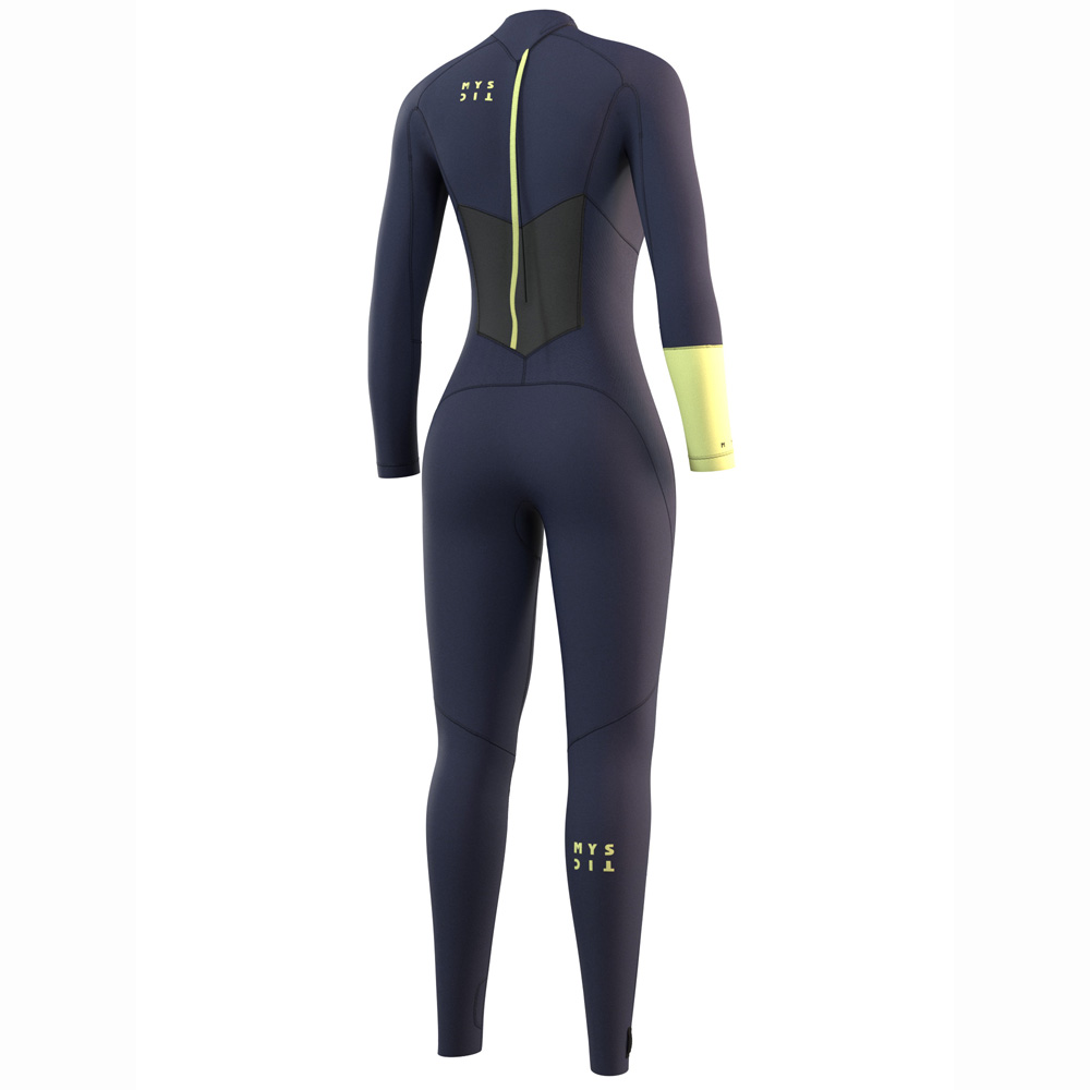 Dazzled fullsuit 5/3mm femme fermeture dos bleu nuit