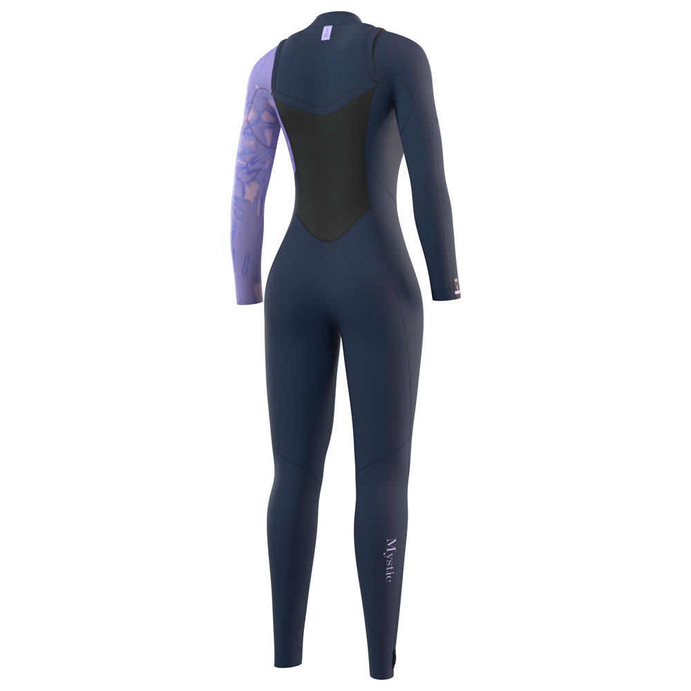 Jayde fullsuit combinaison femme 5/4mm double fermeture avant bleu marine