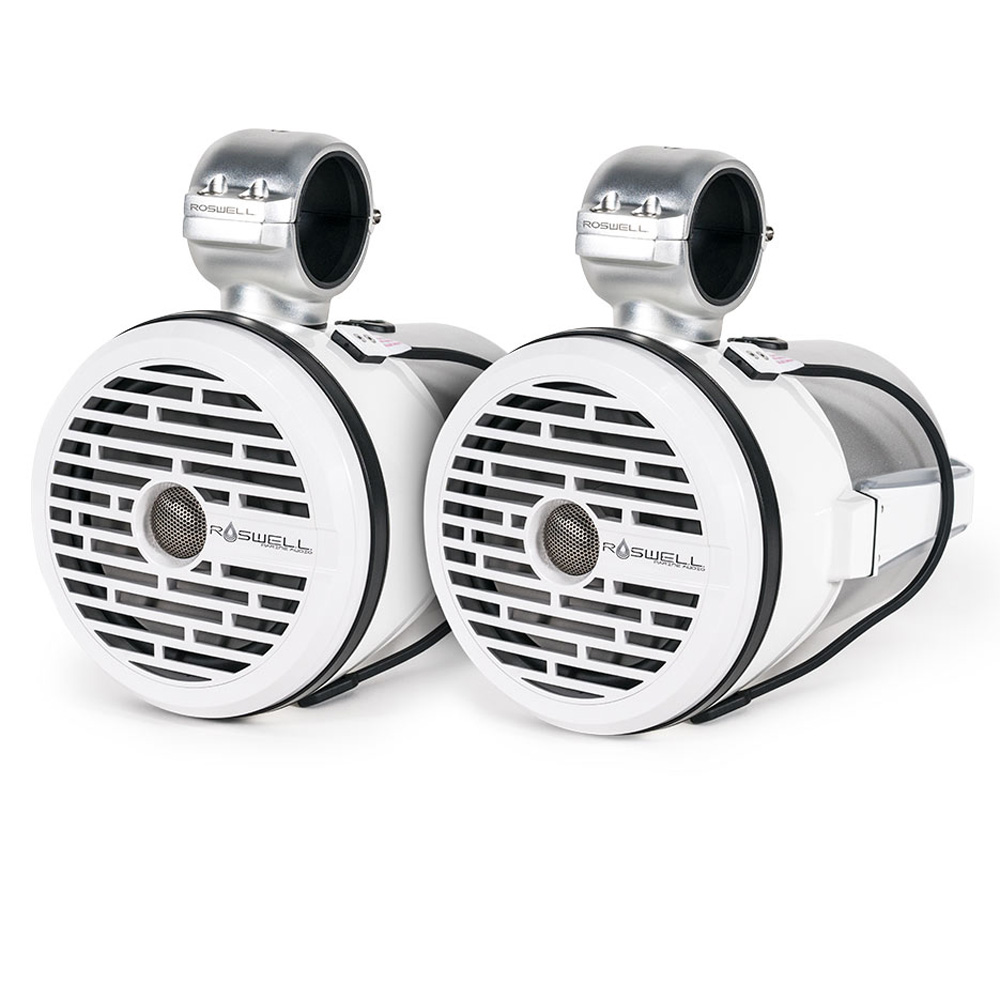 R1 8 inch tour haut-parleur grille blanche