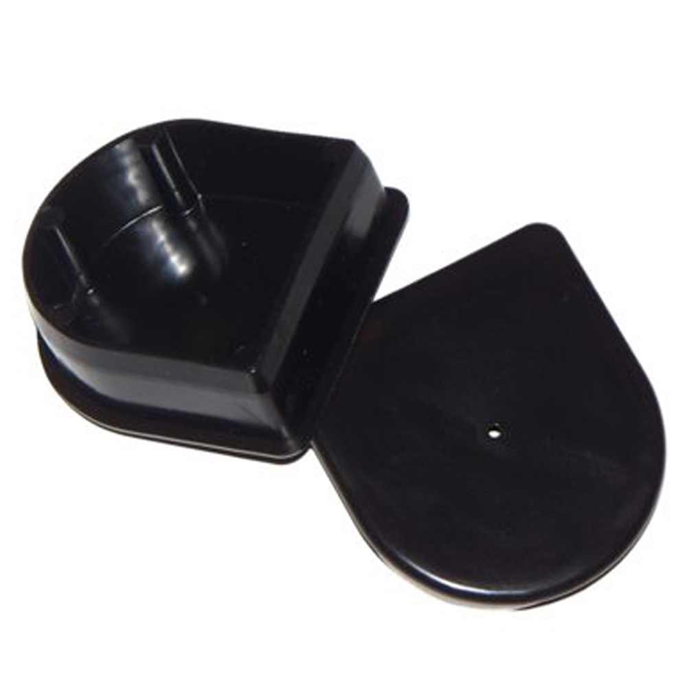 échafaudage fender coin en p noir (2 pièces)
